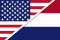  theUsa and Dutch flag combined to form a single flag 